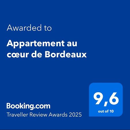 Appartement Au Coeur De Bordeaux Eksteriør bilde